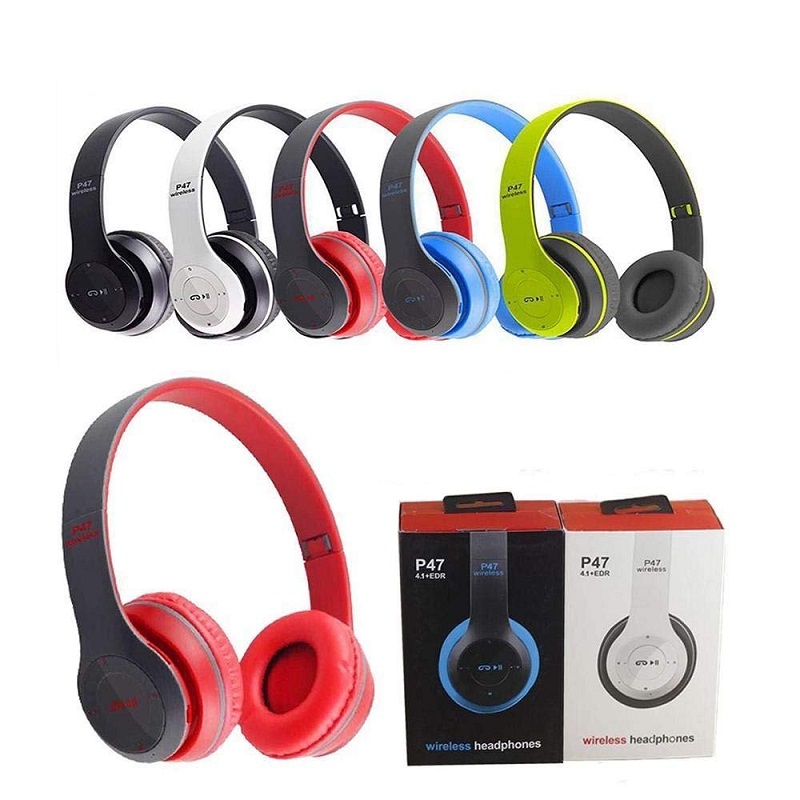 هدفون بی سیم بلوتوث مدل p47-5.0+edr